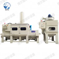 旋風(fēng)式全自動輸送式噴砂機(jī)（配濕式集塵機(jī)）