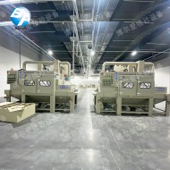 防爆雙線提升輸送式噴砂機28槍