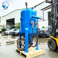 雙槍干式移動噴砂機