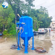 移動干式雙槍噴砂機