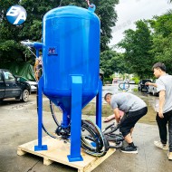 干式移動雙槍噴砂機