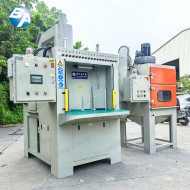 防爆全自動回轉(zhuǎn)轉(zhuǎn)盤式噴砂機(jī)（配濾網(wǎng)式濕式防爆集塵機(jī)）