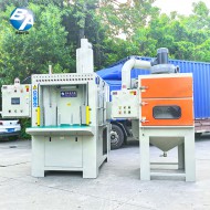 防爆全自動回轉(zhuǎn)轉(zhuǎn)盤式噴砂機(jī)