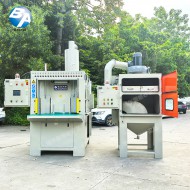 防爆全自動回轉(zhuǎn)轉(zhuǎn)盤式噴砂機(jī)