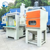 防爆全自動回轉(zhuǎn)轉(zhuǎn)盤式噴砂機(jī)