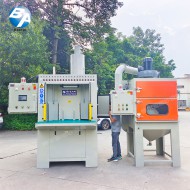 防爆全自動回轉(zhuǎn)轉(zhuǎn)盤式噴砂機