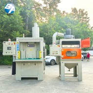 防爆全自動回轉(zhuǎn)轉(zhuǎn)盤式噴砂機