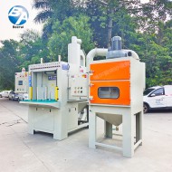 防爆全自動回轉(zhuǎn)轉(zhuǎn)盤式噴砂機