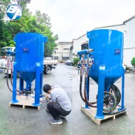 雙槍移動干式噴砂機(jī)