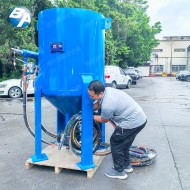 雙槍移動干式噴砂機(jī)
