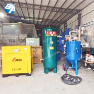 移動干式噴砂機組合