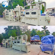 防爆提升輸送式噴砂機配濕式集塵機