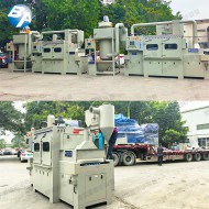 防爆提升輸送式噴砂機配濕式防爆集塵機