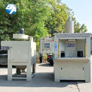 防爆全自動回轉(zhuǎn)轉(zhuǎn)盤式噴砂機