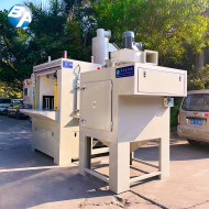 防爆全自動(dòng)回轉(zhuǎn)轉(zhuǎn)盤式噴砂機(jī) PLC (配濾芯式集塵機(jī)）