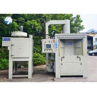 全自動(dòng)回轉(zhuǎn)轉(zhuǎn)盤式噴砂機(jī)