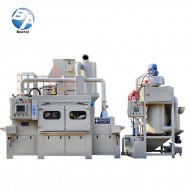 輸送式自動噴砂機(jī)+濕式集塵機(jī)