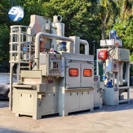 輸送式自動噴砂機 