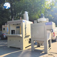 全自動回轉(zhuǎn)轉(zhuǎn)盤式噴砂機