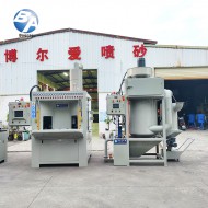 防爆全自動(dòng)回轉(zhuǎn)轉(zhuǎn)盤式噴砂機(jī) 