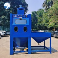 濕式臺(tái)車轉(zhuǎn)盤噴砂機(jī) 