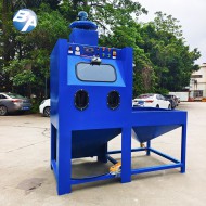 濕式臺(tái)車轉(zhuǎn)盤噴砂機(jī) 