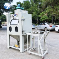 濕式臺車轉盤噴砂機