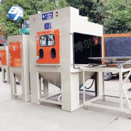 加壓臺(tái)車(chē)轉(zhuǎn)盤(pán)式噴砂機(jī)