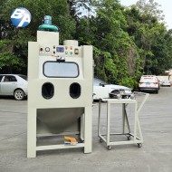 濕式臺車手動噴砂機(jī)