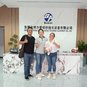 意大利客戶-濕式噴砂機